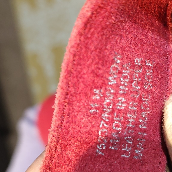 New Diba.True Red suede wedge Bootie - Picture 8 of 8